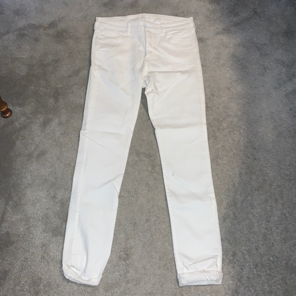 White Denim Skinny Jeans
